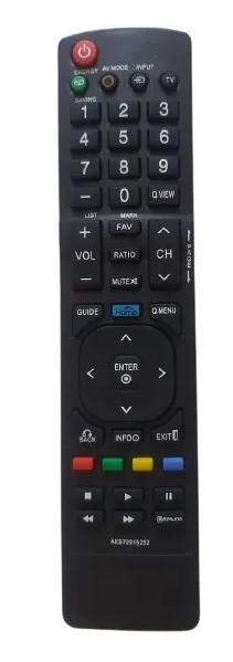 CONTROLE REMOTO PARA TELEVISAO LG AKB72915252 26LK330 32LK330