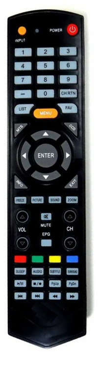 CONTROLE REMOTO PARA TELEVISÃO STI SEMP TOSHIBA LCD LED CT 6390 COM TECLA MENU