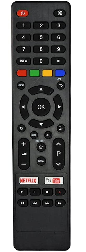 CONTROLE REMOTO PARA TELEVISÃO PHILCO PTV32G50SN COM TECLA NETFLIX YOUTUBE