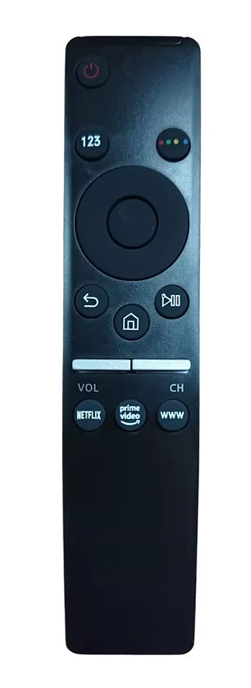 CONTROLE REMOTO PARA TELEVISÃO SAMSUNG 4K SMART COM TECLAS NETFLIX PRIME VIDEO - SEM COMANDO DE VOZ