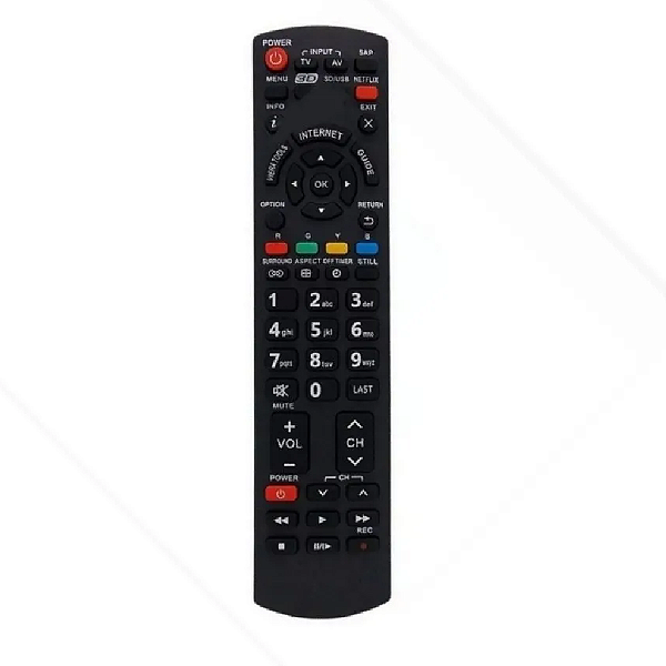 CONTROLE REMOTO PARA TELEVISÃO PANASONIC TNQ2B4905 TC-55CX640B X COM TECLA INTERNET