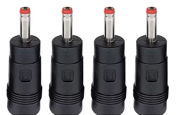 ADAPTADOR PLUG P4 1,35* 3,5MM X JACK J4 2,1* 5,5MM ("H")