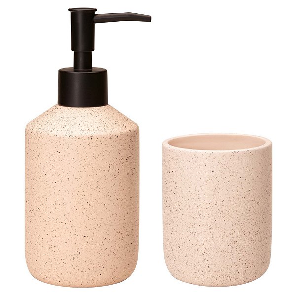 KIT PARA BANHEIRO AREIA - 2 PEÇAS