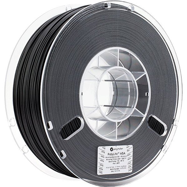 Polylite ASA Black 1,75mm 1Kg