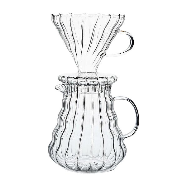 Cafeteira com Filtro de Vidro Borossilicato 700ml Fracalanza
