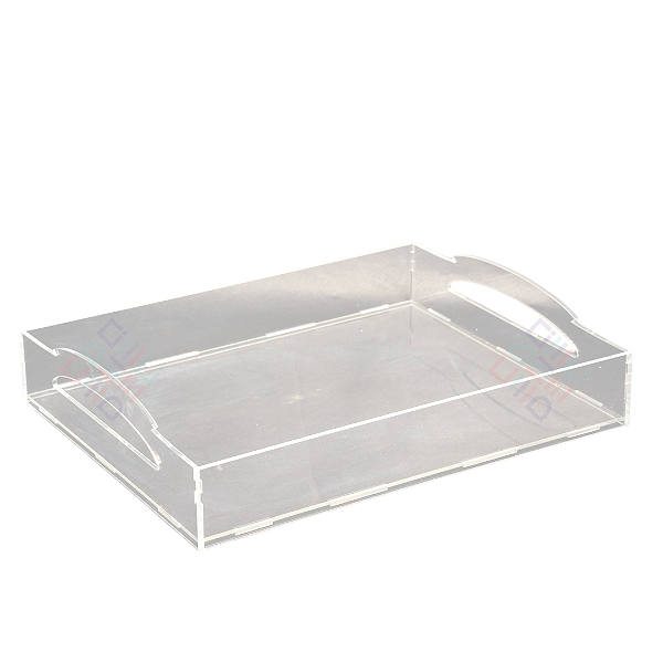 Bandeja Organizadora Multiuso em Acrílico 30cmx39cm - Servir Decorar Organizar