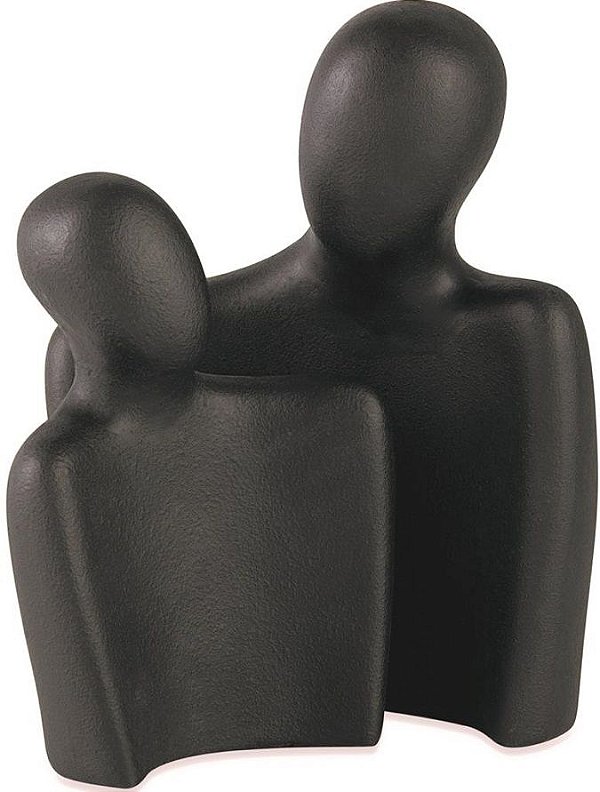 Escultura Bustos Casal em Cimento 2 peças MART