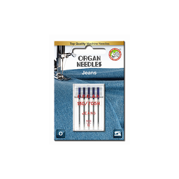 Agulha para Jeans Nº 100/16 - Blister com 5 Unidades