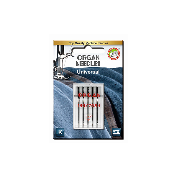 Agulha Universal Nº 100/16 - Blister com 5 Unidades