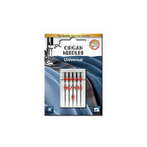 Agulha Universal Nº 80/12 - Blister com 5 Unidades