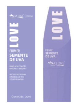 Primer Facial Semente de Uva da Max Love