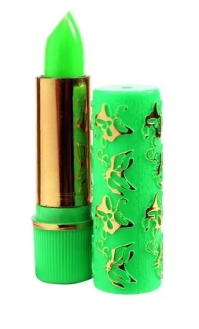 Batom Mágico Verde - Realça a Cor Natural dos Lábios