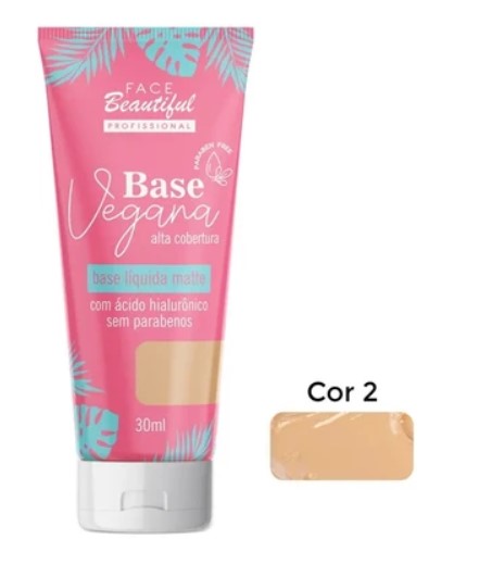 Base Líquida Vegana Face Beautiful Cor 2