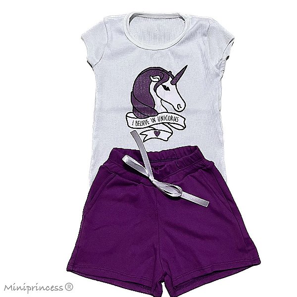 CONJUNTO INFANTIL MENINA VERÃO
