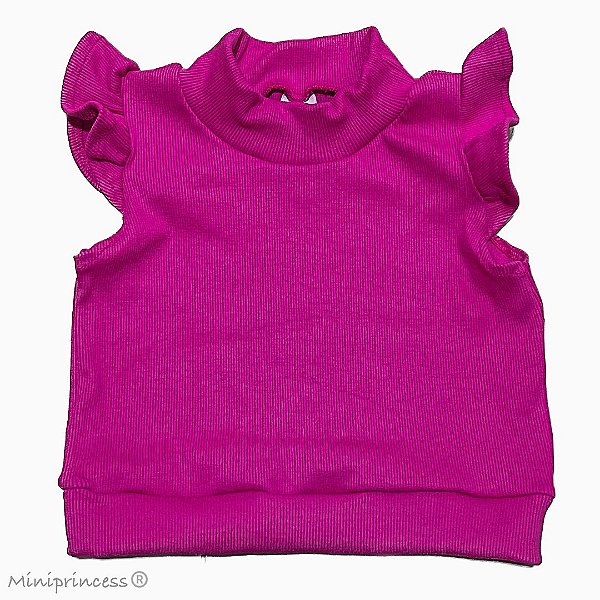 BLUSA MANGA PLISSADA PINK
