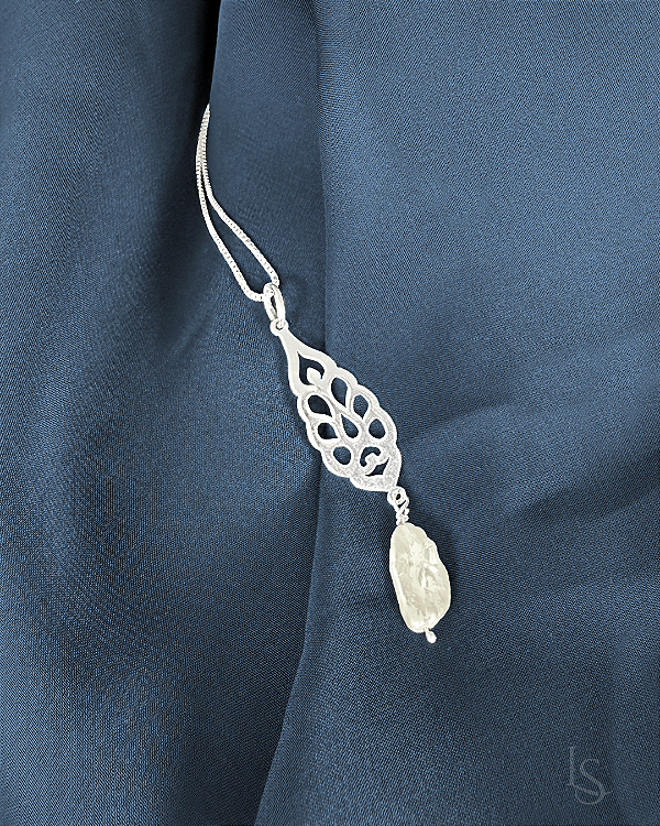 Pingente Pineale de Prata e Perola Barroca P