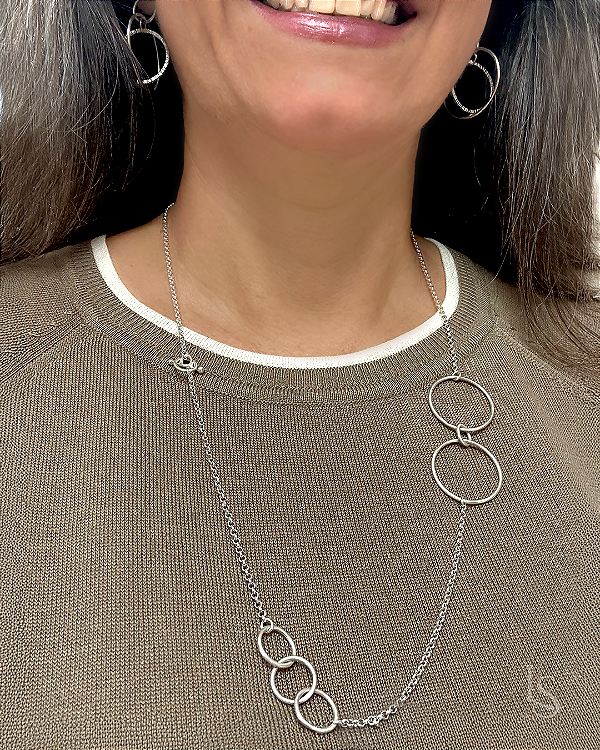 Colar Solar de Prata 950