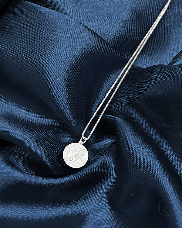 Pingente Bola de Tênis Ana Zannoni de Prata 950 M