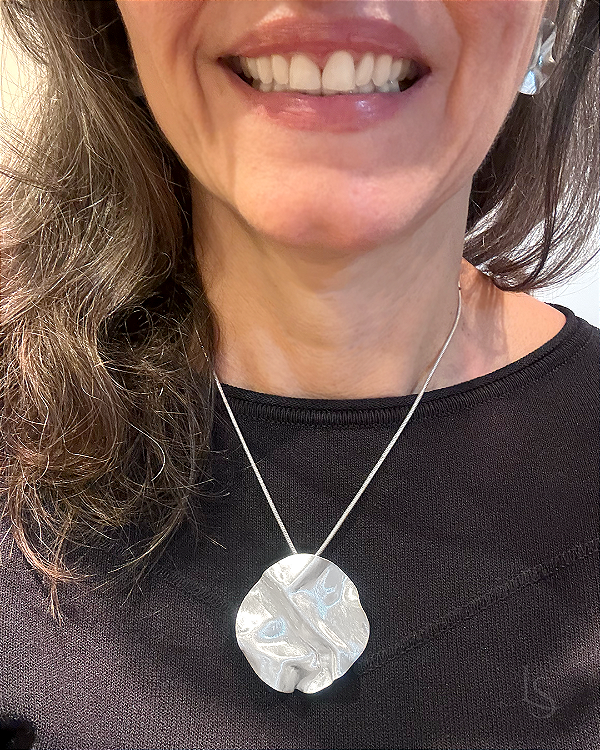 Pingente de Prata Pura - Super Lua | Coleção Lunar