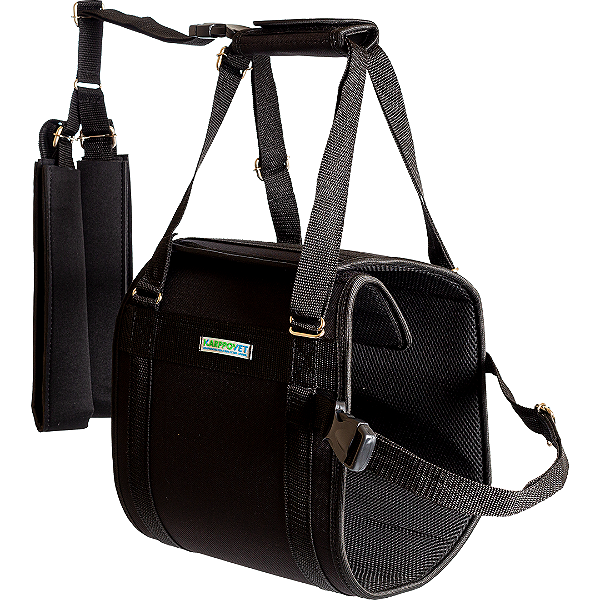 Suporte Auxiliar de mobilidade para cães Preto GG