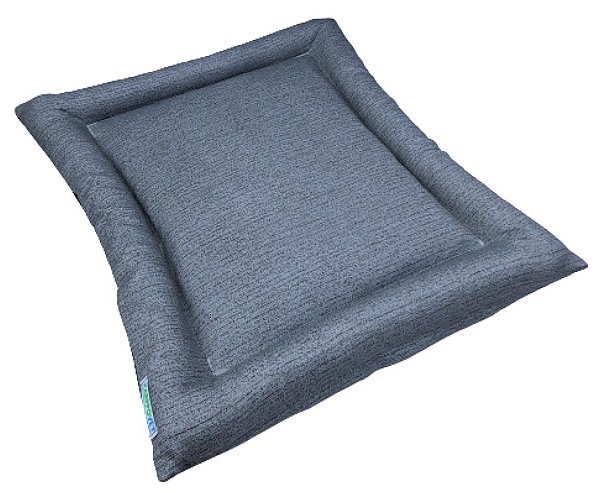 Cama colchonete conforto luxo cinza