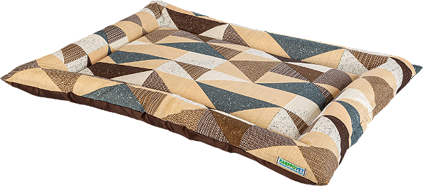 Cama colchonete conforto luxo geométrico