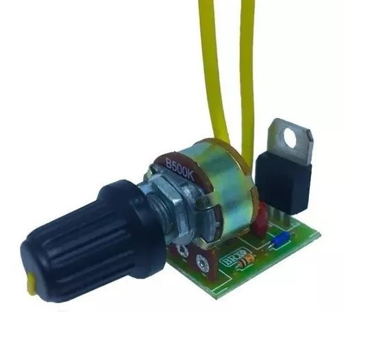 Controlador Eletrônico Dimer Dimmer 1000w Com Chave Pto