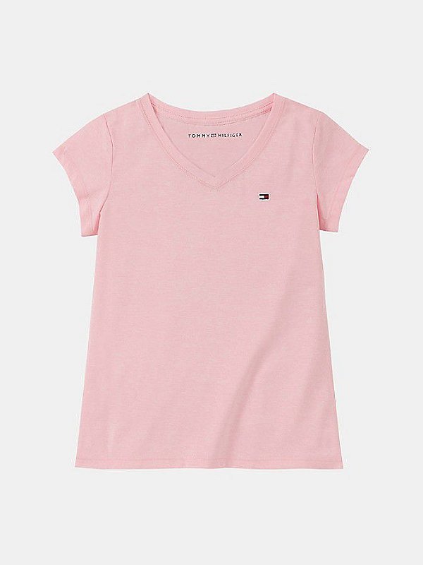 Camiseta Básica Infantil Smiles Rosa Pink - Dona Bellinha Boutique