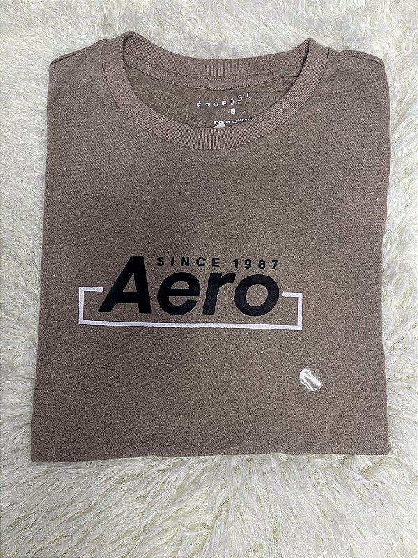 Camiseta Masculina Bege - Aero