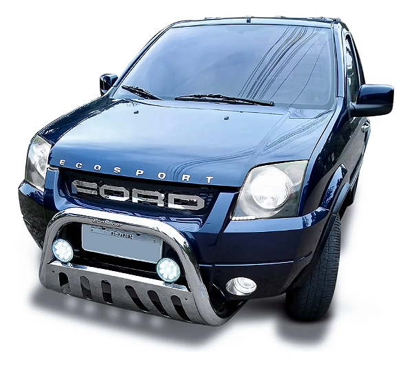 Grade Para Ecosport Modelo Raptor - 2003 Até 2007 - LETRAS CROMADAS