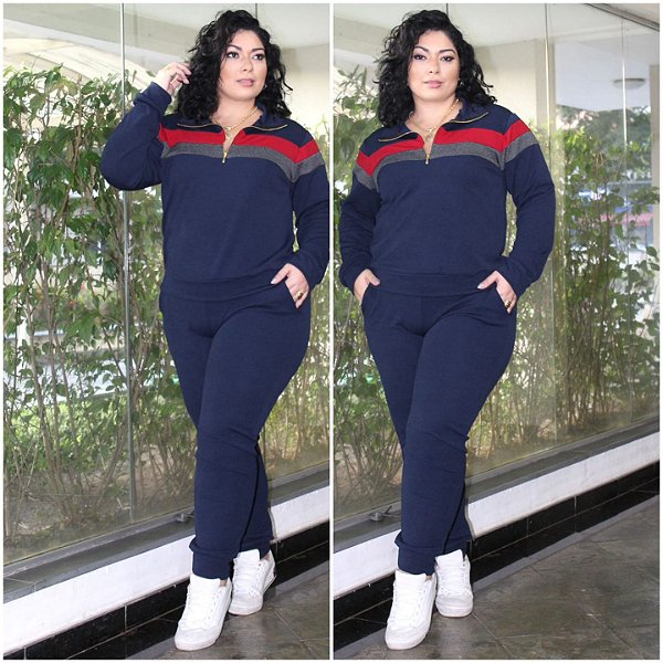 Conjunto combinado com gola GG 140