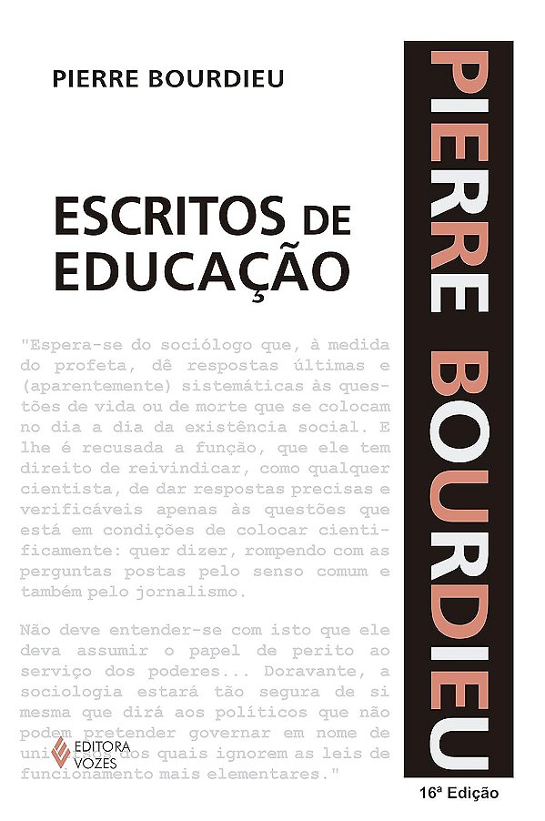 Escritos de Educação - 6ª Edição (1998) - Pierre Bourdieu