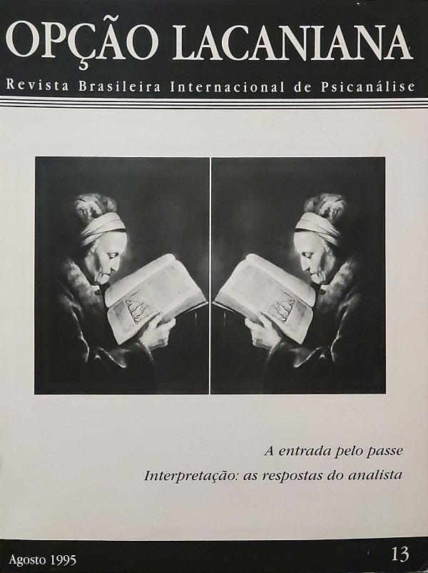 Opção Lacaniana - Volume 13 - Vários Autores