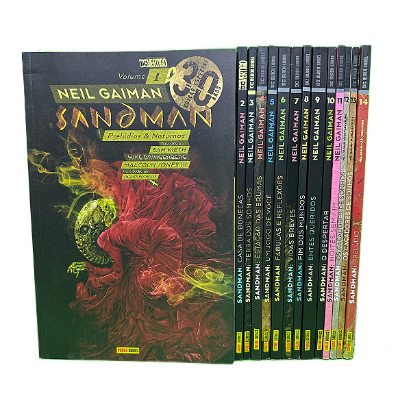 Sandman - Edição 30 anos - 14 Volumes - Neil Gaiman (Completa)