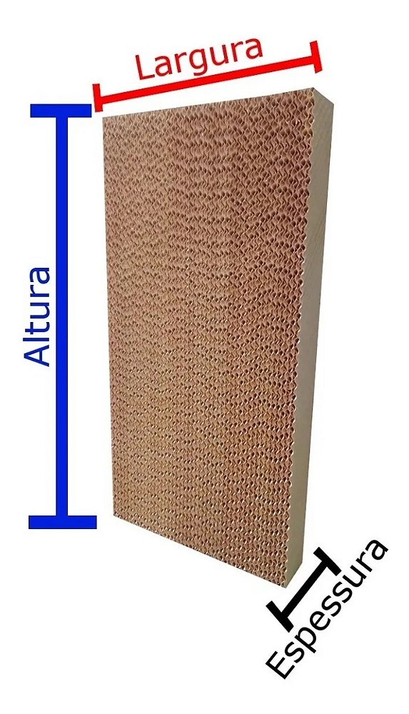 Painel Evaporativo 70x78x10Cm (colmeia/filtro/placa/climatizador)