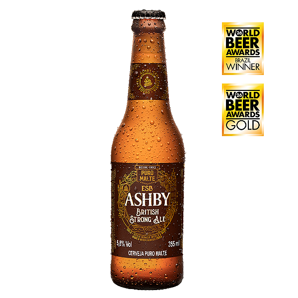 Cerveja Ashby British Strong Ale Long Neck 355ml