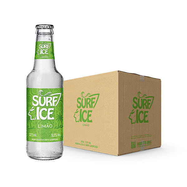 SURF ICE LIMÃO 275ML - CAIXA C/12