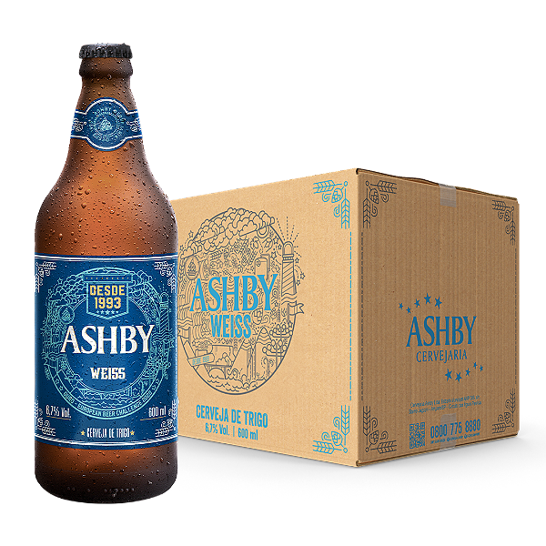 CERVEJA ASHBY WEISS - CAIXA C/ 12