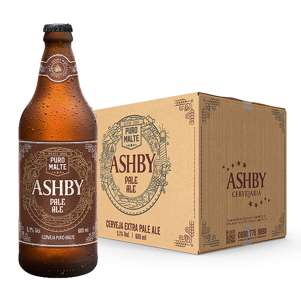 CERVEJA ASHBY PALE ALE - CAIXA C/ 12