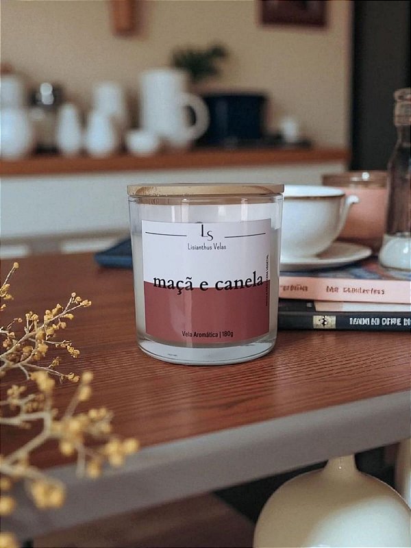 Vela Aromática Maçã com Canela - 180 g