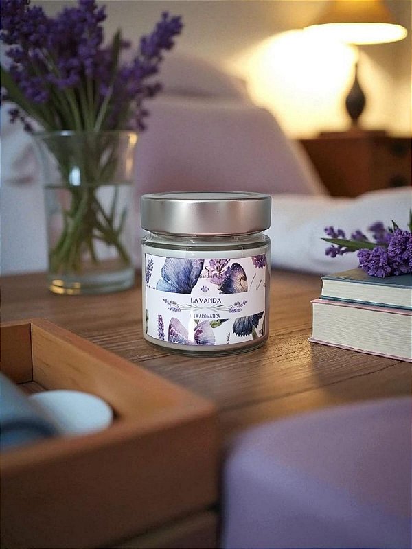 Vela Aromática Lavanda - 180 g