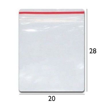 Saco plástico zipLock  20x28 -