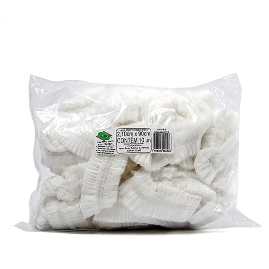 Lençol elastico branco 20g  210x90 c/10 - PROTDESC