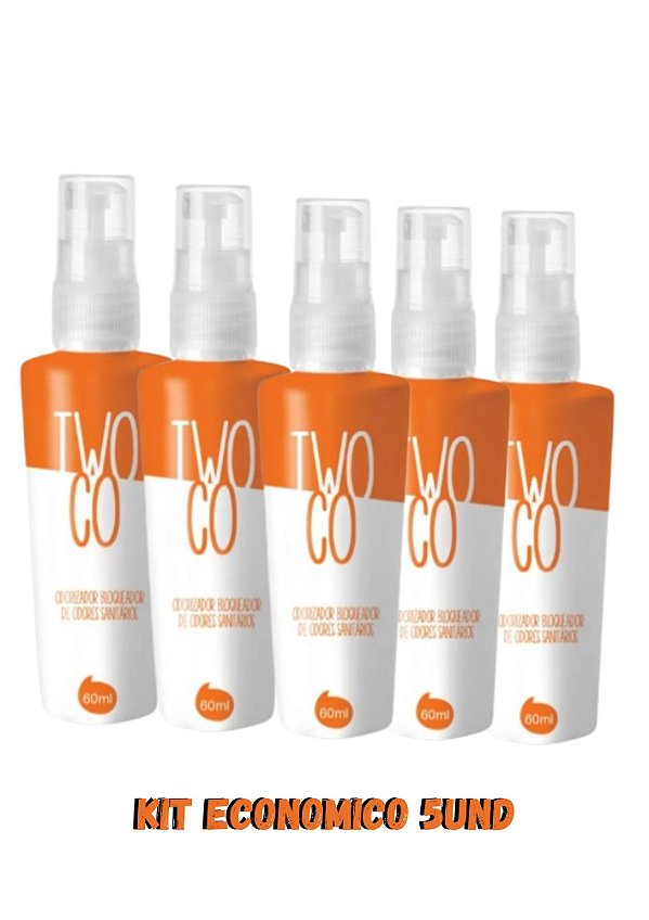 Bloqueador de odor Twoco 60ml kit c/5und