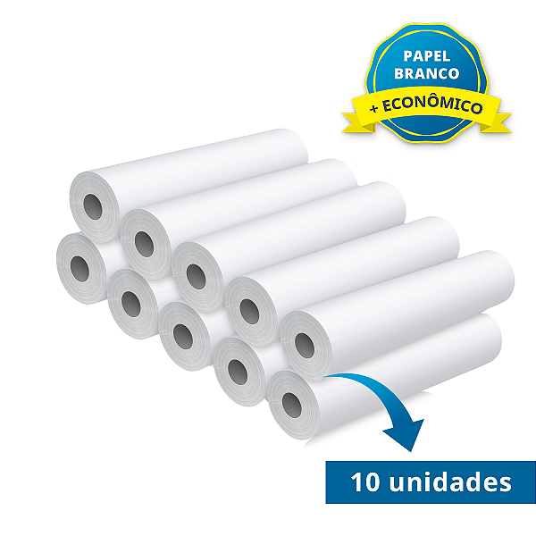 Lençol De Maca Branco Descartavel 50x50 10 Rolos