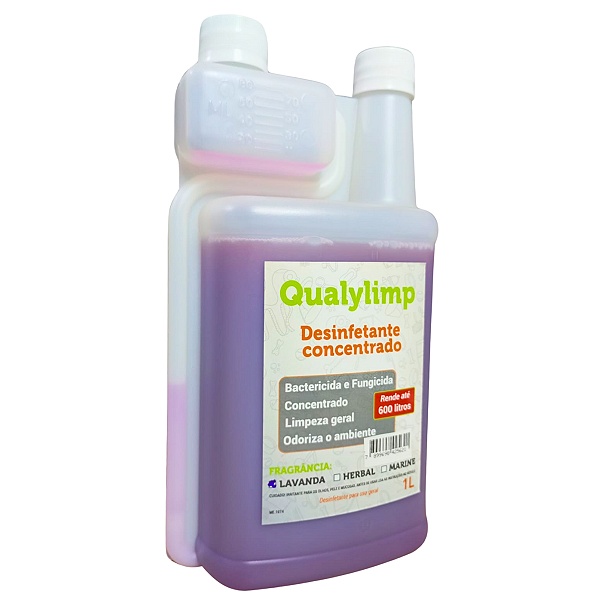 Desinfetante concentrado Lavanda 1L Qualylimp