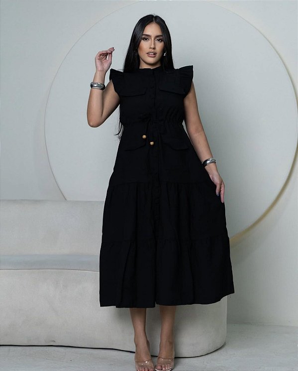 VESTIDO MAJU PRETO