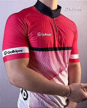 CAMISA DE CICLISMO ROSA