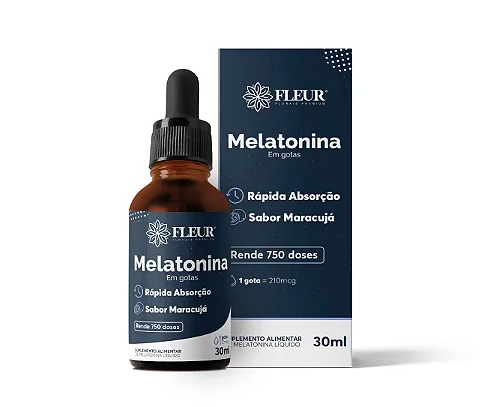 Melatonina em Gotas Sabor Maracujá - Fleur