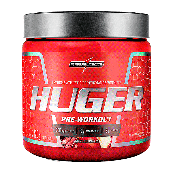 Huger 320gr Pré Workout Integral Médica Pré Treino